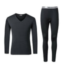 2pcs Seamless Fleece Clothes Set Letter Men Fitness Tops Pants (Black 4XL) A