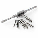 8pcs Thread Metric Machine Wrench Hand Screw Thread Plug Taps Set M3 M4 M5  Y2F8