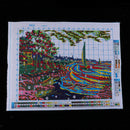 11CT DIY Seaside Landscape Needlework Cross Stitch Kit Home Decor Craft Gift