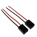 1 Pair 12V-24V Bulb Socket Female Adapter Connector for Car Headlight Fog Lamp