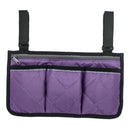 Wheelchair Bag Storage Pocket Accessory Phone Holder Mobility Aid Purple