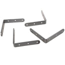 4 x Stainless Steel Shelf Support Corner Brace Angle Bracket 100x100mm