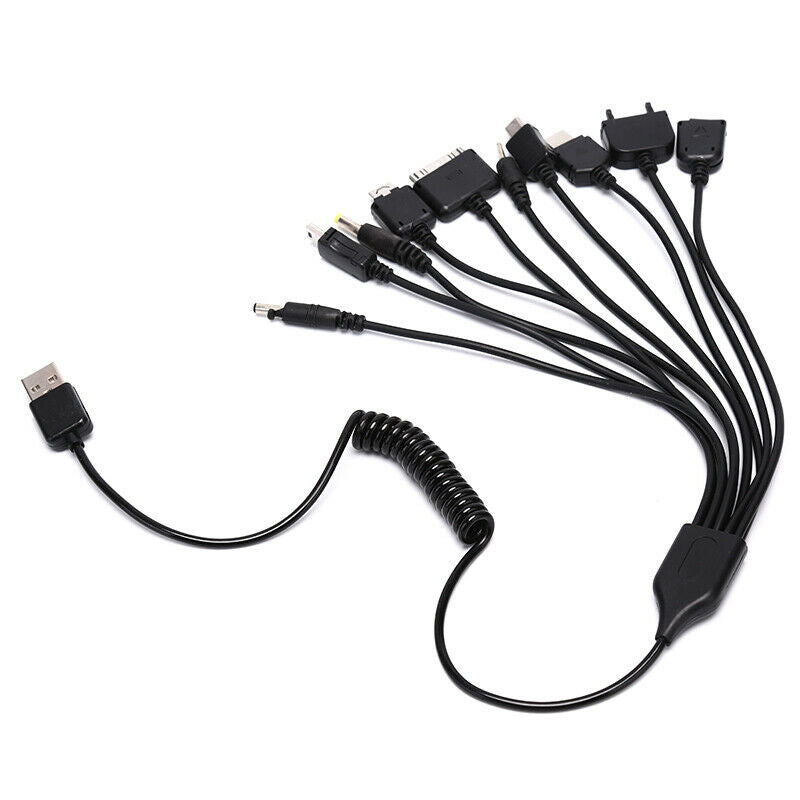 Universal 10 in 1 Multi-Function Cell Phone Game USB Charging Cable ChargME