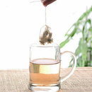 50pcs Empty Teabag String Heat Seal Filter Paper Herb Loose Tea Bag White