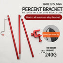 Portable Folding Lamp Pole Camping Picnic Adjustable Light Holder (Red)