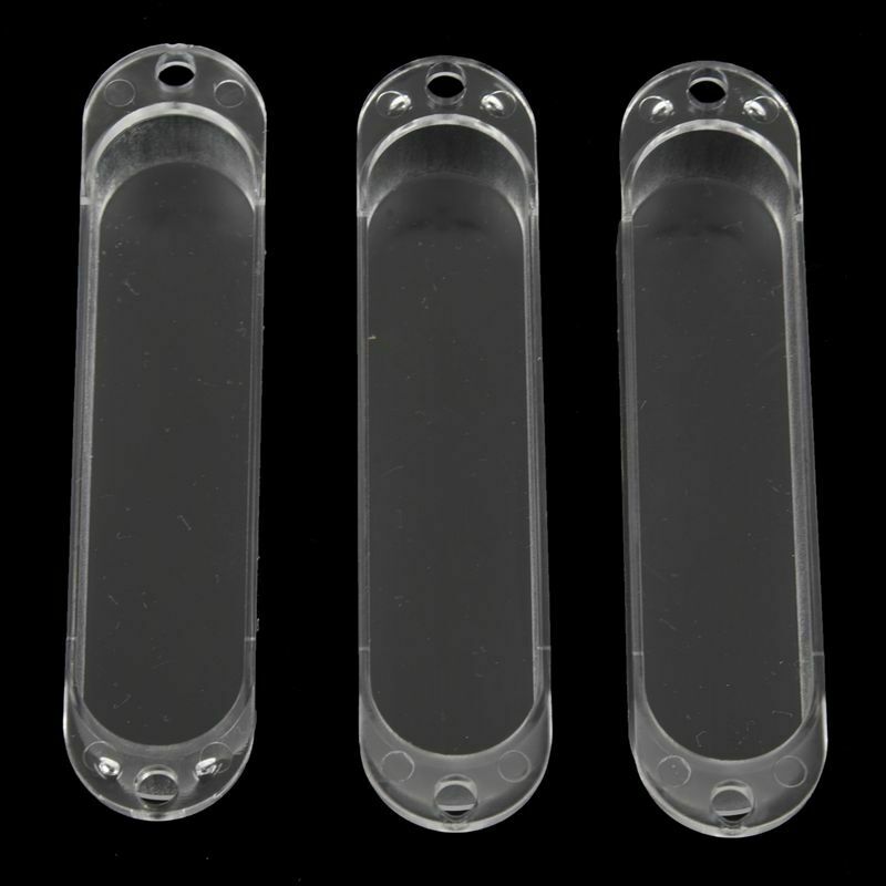Transparent Closed Single Coil Pickup Covers For Fender Strat Electric Guit