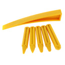 5PCS Hail Removal Kit Dent Repair Tool Nylon Pen +1Pcs Support Clip