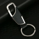 Men's Fashion Metal Leather Auto Keyring Keychain Key Chain Ring Keyfob Hot