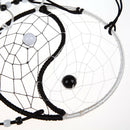 Taiji Dream Catcher with feather wall or car hanging #A decoration ornament #gib