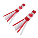 2pcs Colorful Windsock Canada Flag - Patriotic Hanging Decoration