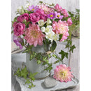 Flower 5D DIY Full Round Drill Diamond Painting Embroidery Kit Craft (B889)