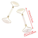 Ladies Natural Rose Quartz Facial Neck Body Jade Stone Roller Face Massage S Hn