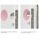 10x Wall Protector Self Adhesive PVC Stop Door Handle Bumper Guard Stopper