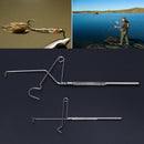 Fly Fishing Knot Tying Tool Tyer Hook Line Knotter Tie Nail Stainless Steel