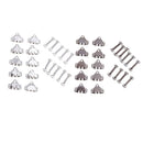 20 Sets/pack Metal Iron Trouser Hooks & Bar Fasteners for Sewing Accessories