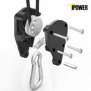 6-Pack 1/8 Inch 8-Feet Long Adjustable Heavy Duty Rope Clip Hanger, Reinfor