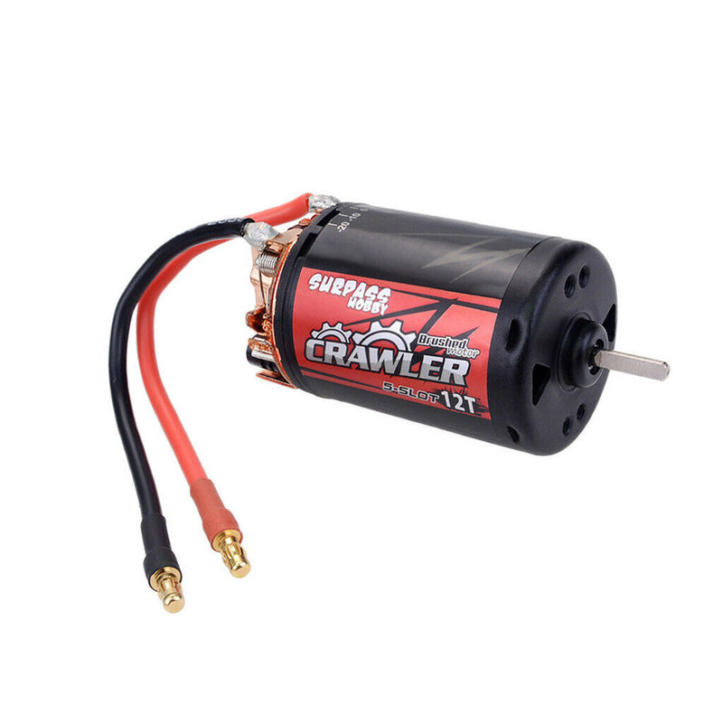 7.4 V 2S Lipo 5-Slot 550 Brushed Motor for 1:10 Scale RC Crawler Car Parts