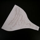 bling stone neckline iron on transfer patch hot fix rhineston crystal transferJR