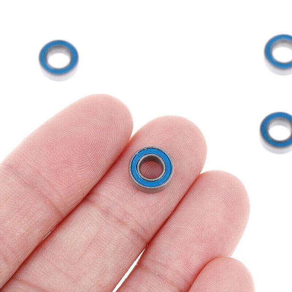 5Pcs Blue 4*8*3mm MR84RS MR84-2RS 4x8x3mm rubber sealed ball beari Gw