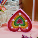 DIY Love Rainbow Diamond Painting Modeling Light Full Drill LED Decor Lamp