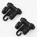 2x Practical Car Seat Double Hooks Hanger Headrest Bag Coat Luggage Carri YIS
