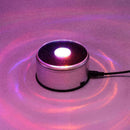 LED Colorful Light Base Round Rotating Crystal Light Base Display Electric Z6U2