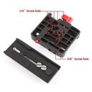 Quick Release Plate for Manfrotto 577 501 500AH 701HDV Aluminum Camera Trip L8N8