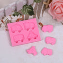 Car Shape Silicone Mold Fondant Cake Decorating Molds Polymer Clay Mould JR