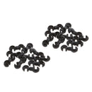 20pc Bicycle Rotating S-Hook Mountain Bike Brake Gear Buckle Cable Clips Holder