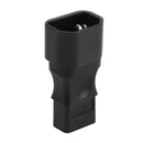 IEC320 C14 To IEC320 C9 Power Adapter Y-spliter Conversion Plug For PCs Monitor