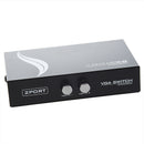 2 Port VGA Svga Monitor Sharing 2 to 1 Selector Switch Box for LCD Pc Tv Mo G8J3