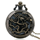 Large bronze embossed hollow classic Chinese dragon Xiangyun cloud pocket w D1B4