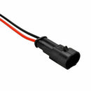 1 Kit 2 Pin Elektrisch Kable Draht Steckverbinder Stecker LKW Mot Auto X4Z1 C1V0
