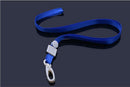 10Pcs Neck Strap Lanyard Safety Breakaway For ID Name Badge Holder Keys Clip MOA