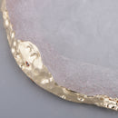 Pack of 10x Drink Coaster Cup Mat Crystal Imitation Agate Mat Nail Art Palettes