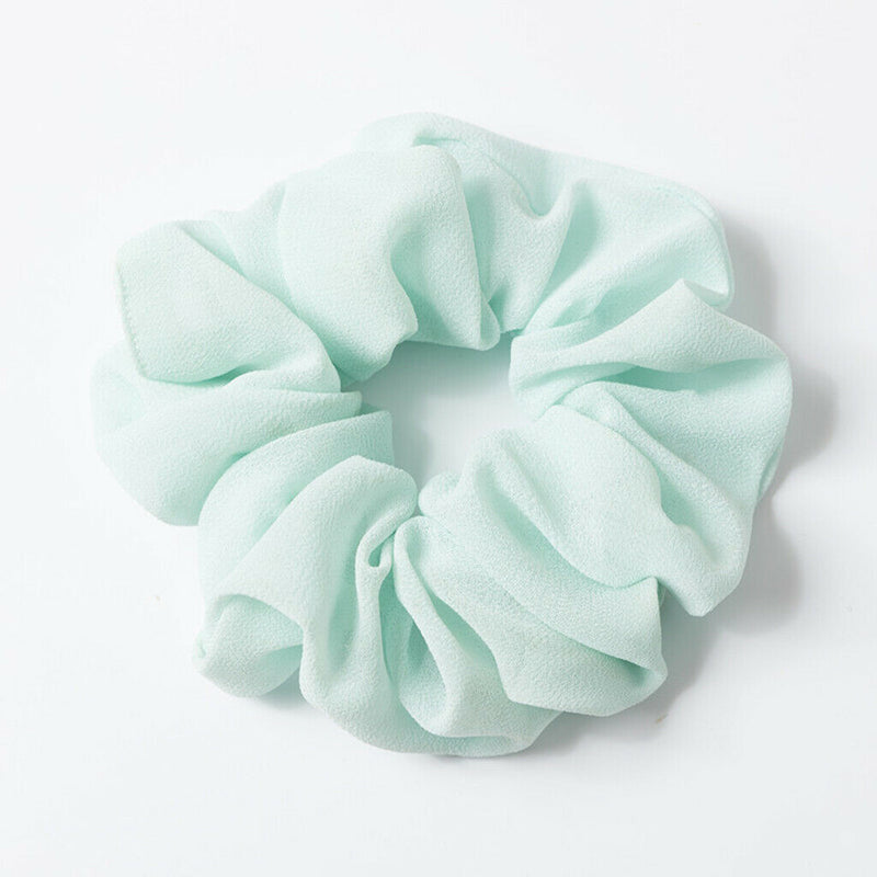 11x Women's Silk Chiffon Hair Scrunchies Ponytail Holder Rope Scrunchy Hair Ties