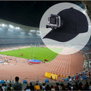 Men Women Black Baseball Cap Snapback Hat Hip-Hop with Camera Holder For Gopro