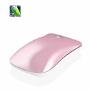 Hxsj Dual Mode Bluetooth4.0 2.4Ghz Wireless Rechargeable Mouse 1600Dpi Ergo