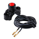Red Motorcycle ATV Push Button Engine Stop Kill On-Off Switch For 22mm Bars