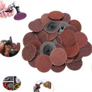 40 PCS 2 inch /50 mm 24/60/120/240 Grit Roll Lock Sanding P1P4 Roloc Disc G J3P9