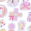 45pcs/box Sweet Girl DIY Diary Stickers Paper Labels Gifts Packaging DecorME