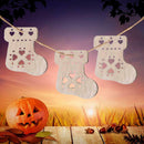 15pcs Lovely Christmas Hollowed-out Hanging Ornament Home Scene Props Decor A