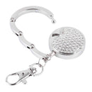 Foldable Rhinestone Bag Fold Hook Handbag Purse Table Metal Hanger Holder Gift