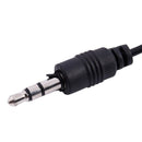 USB 2.0 Male 3.5mm to Mini 5 Pin Male USB Data Sync Cable for Phone O4E2