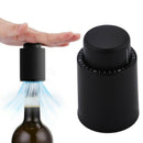 ABS Black Wine Bottle Stopper Vacuum & Time Scale Record Wine Corks,Safe & High
