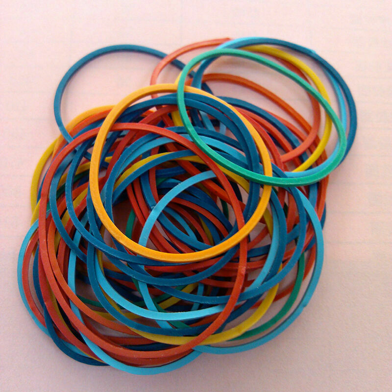 100 Pcs Colorful Rubber Bands For Tattoo Machine Gun Supplies Who Needles D O9Z6