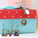 4pcs/set DIY Love Full Drill Special Shaped Diamond Painting Keychain Gifts