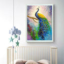 5D DIY Full Drill Diamond Painting Cross Stitch Embroidery Mosaic (Peacock)
