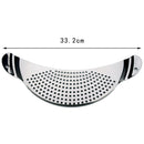 Stainless Steel Pot Funnel Strainer Rice Wash Basket Water Filter Drainer A