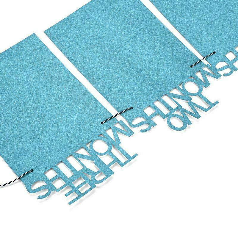 1-12 Month Baby Photo Frame Kids Birthday Gift Home Decorations Hanging Pho A8G9